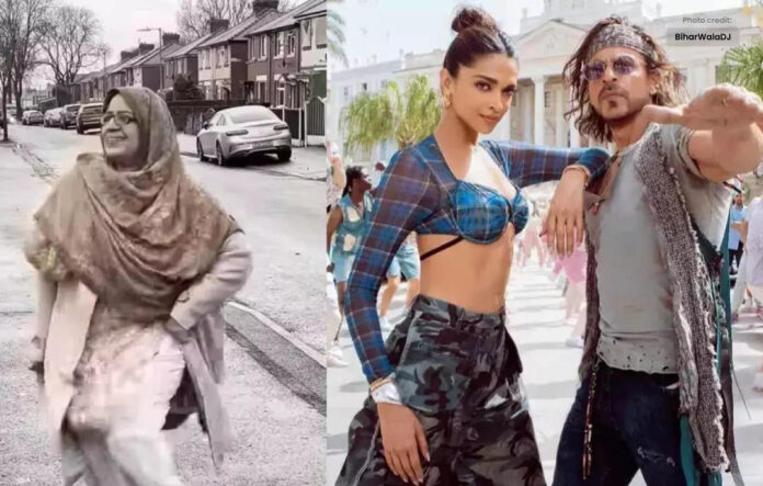 شاہ رخ خان کے گانے 'جھوم جو پٹھان' پر بزرگ خاتون کا ڈانس وائرل ہوگیا۔