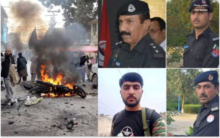 لکی مروت دہشت گردانہ حملے میں ڈی ایس پی اور 4 پولیس اہلکار شہید
