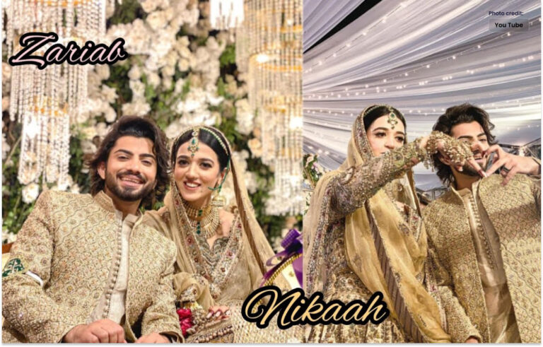 مشہور ٹک ٹاکر شخصیات لاریب خالد اور زرنب فاطمہ نے شادی کی۔