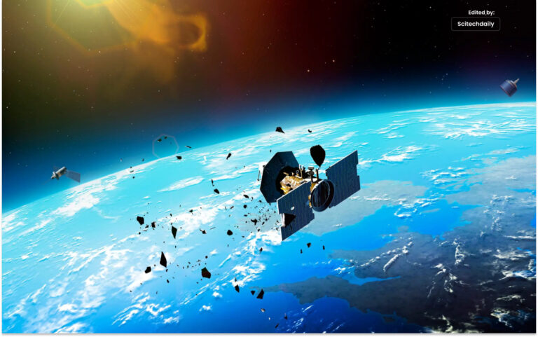 مدار میں خلائی ملبہ سیٹلائٹس، خلائی جہاز کے لیے خطرہ ہے۔
