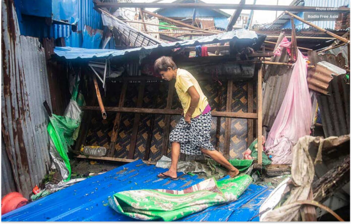 روہنگیا مسلمانوں کی بڑی تعداد طوفان سے ہلاک