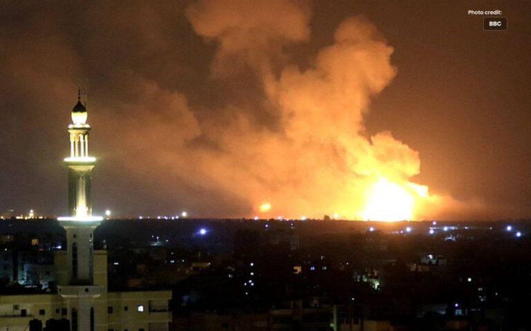 غزہ پر فضائی حملے میں 13 افراد شہید