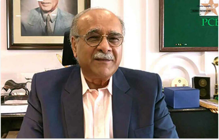 نجم سیٹھی نے چیئرمین کے لیے نام واپس لے لیا