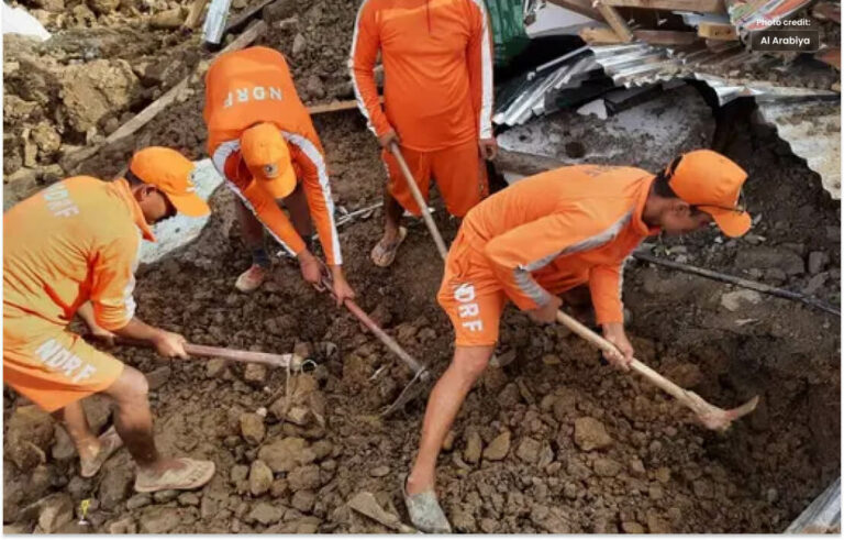 بھارت میں لینڈ سلائیڈنگ سے ہلاکتوں کی تعداد 26 ہو گئی