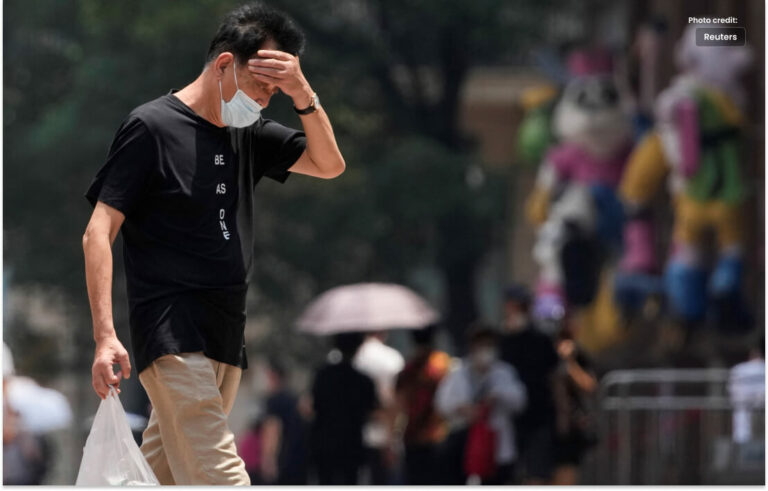 چین میں  درجہ حرارت 52.2 ڈگری گرمی نے ریکارڈ توڑ ڈالے