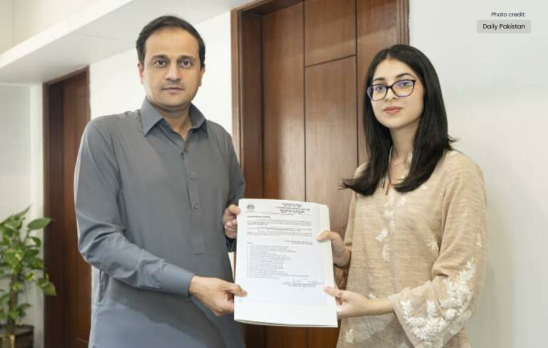 ایک نوجوان کارکن “گرین پاکستان” کے لیے کام کرنے کو پرعزم