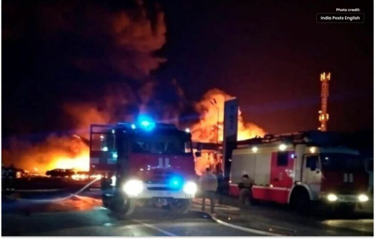 روس میں پیٹرول پمپ پر دھماکہ، 33 افراد ہلاک اور 80 زخمی