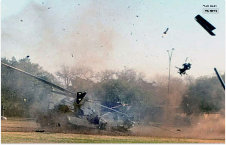 ڈاکوؤں نے فائرنگ کر کے ہیلی کاپٹر گرا دیا، نائیجیریا