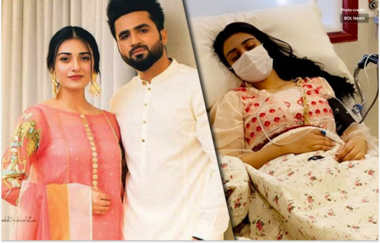 اداکارہ سارہ خان بیمار ہو نے کے باعث ہسپتال میں داخل