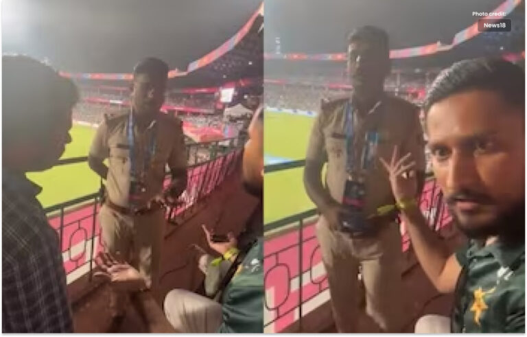 بھارتی پولیس  نے فینز کو پاکستان زندہ باد کے نعرے نہ لگانے دیے