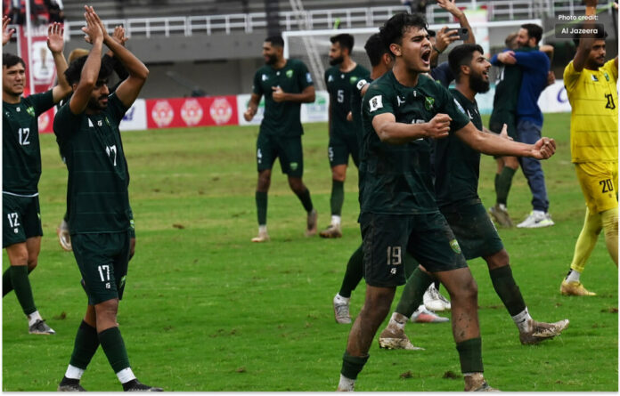 پاکستان نے فیفا ورلڈ کپ کوالیفائنگ میں تاریخ رقم کر دی