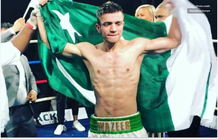 بین الاقوامی رینکنگ فائٹ کا مقابلہ پاکستانی باکسر نے جیت لیا